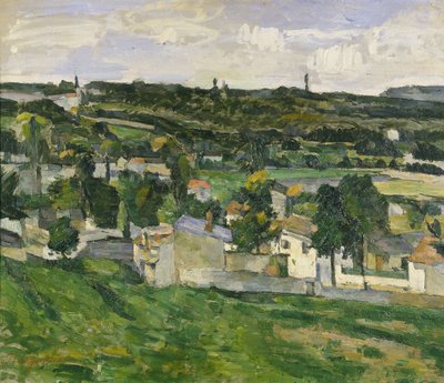 Bij Auvers-sur-Oise, ca. 1880 door Paul Cézanne